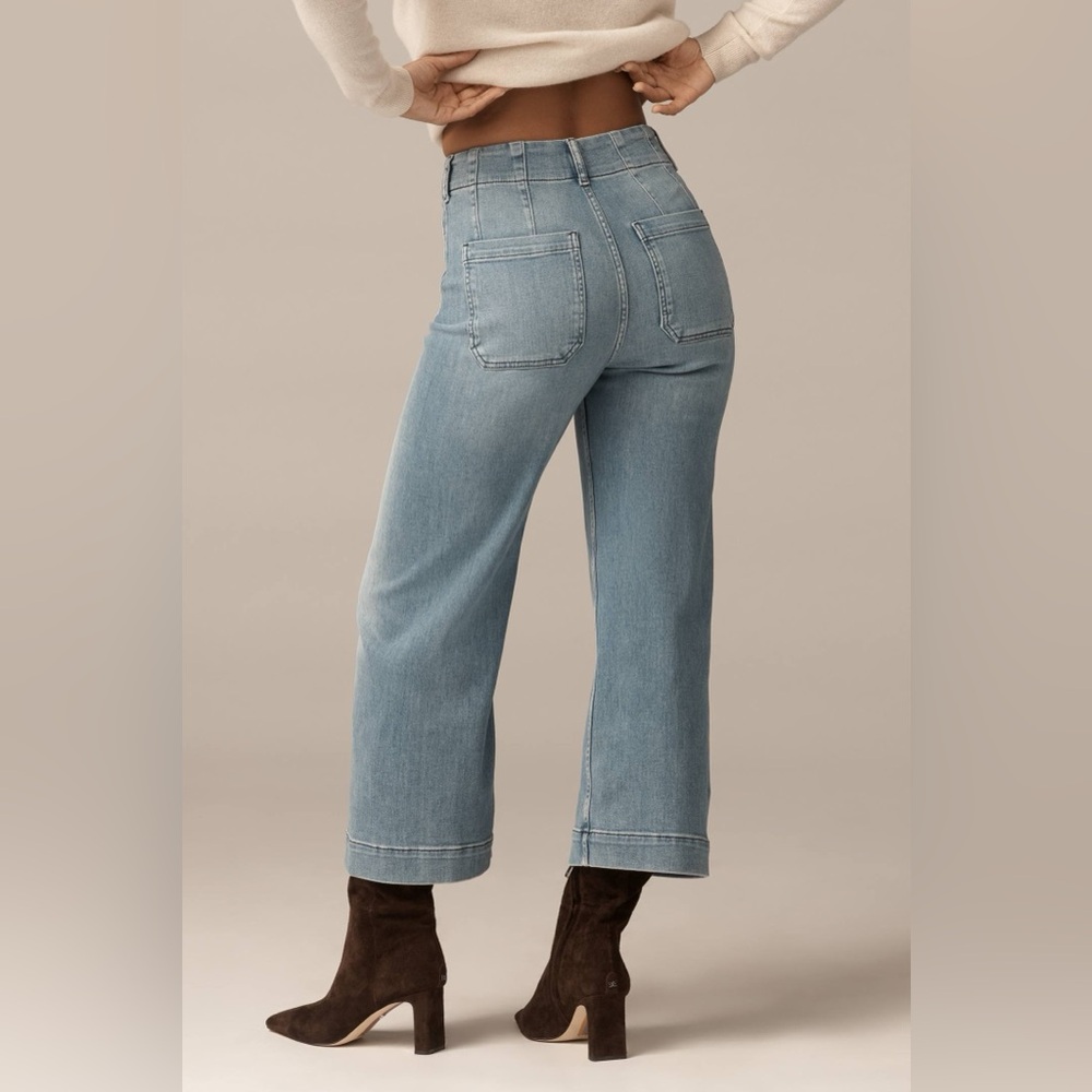 Maeve The Curvy Colette Crop Wide-Leg Jeans size 32p - Picture 11 of 11